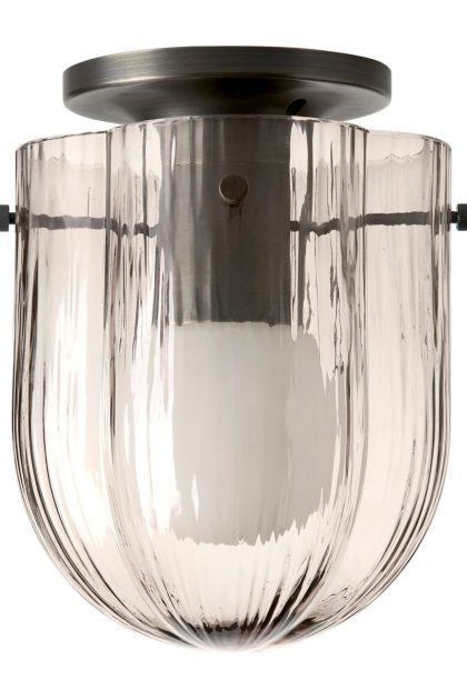Gubi seine taklampa Ø17,2 cm brass-smoke