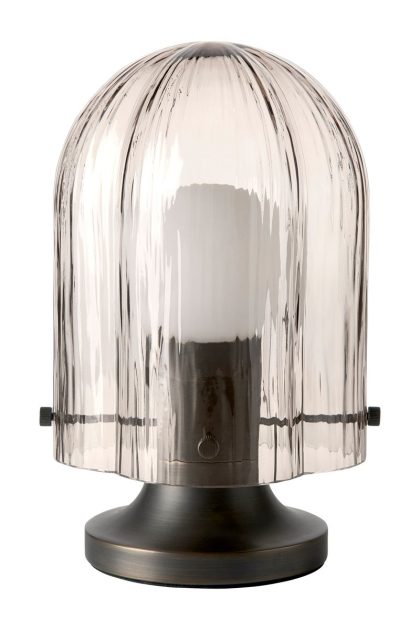 Gubi seine bordslampa Ø17,2x26,2 cm brass-smoke