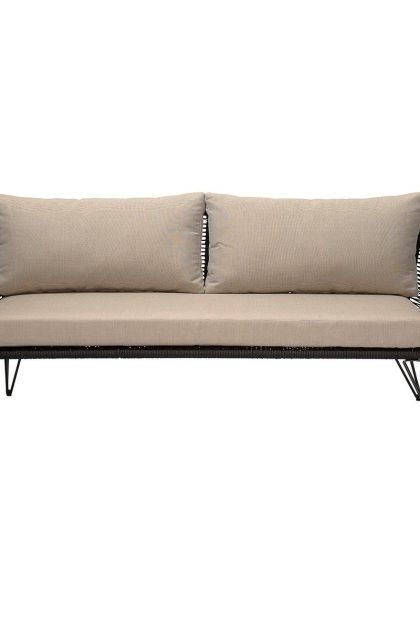 Bloomingville mundo soffa black-beige