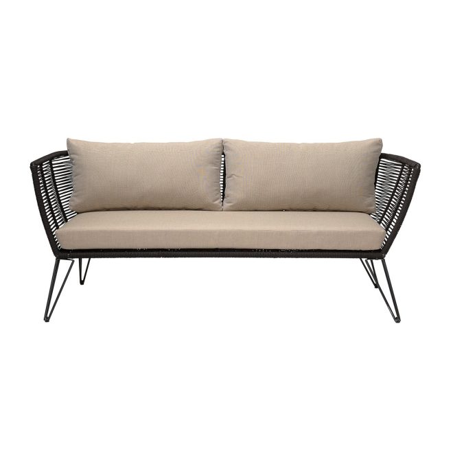 Bloomingville mundo soffa black-beige