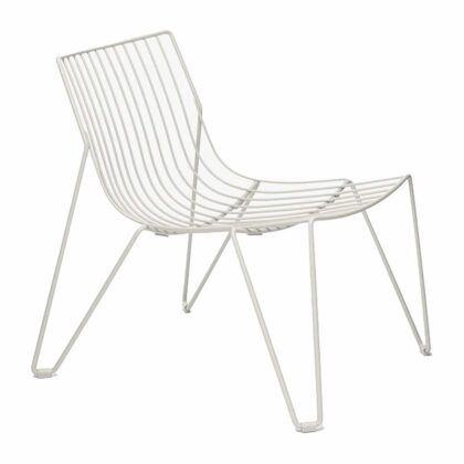 Massproductions tio easy chair loungestol white