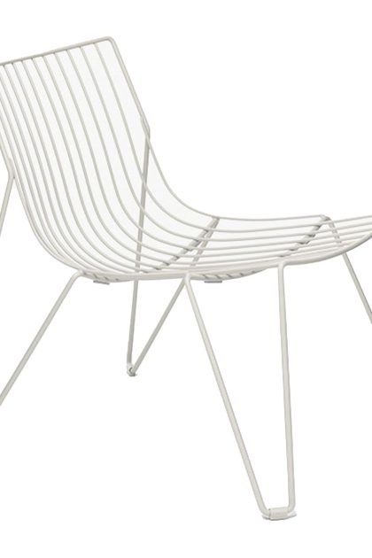 Massproductions tio easy chair loungestol white