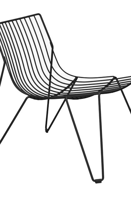 Massproductions tio easy chair loungestol black