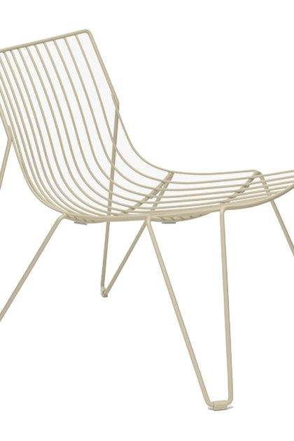 Massproductions tio easy chair loungestol ivory