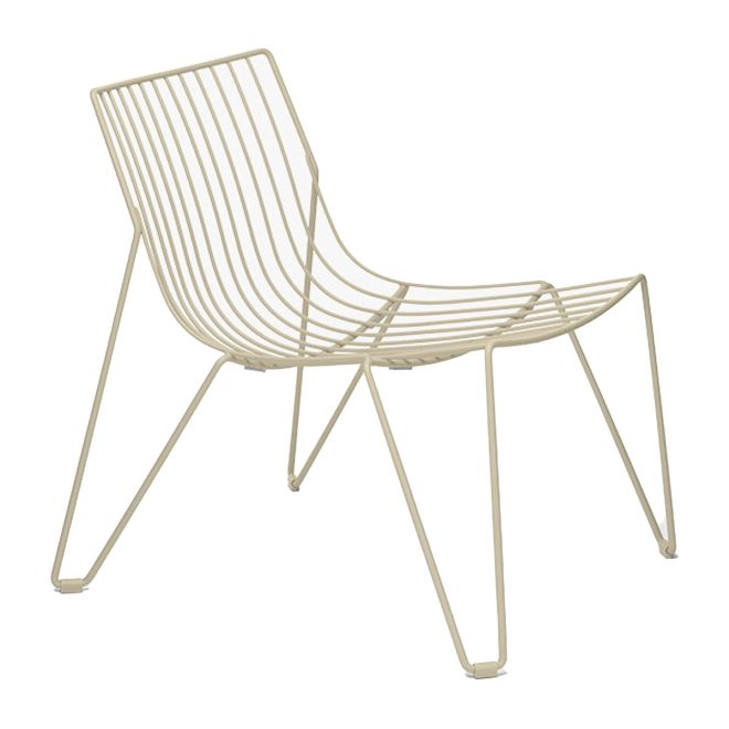 Massproductions tio easy chair loungestol ivory
