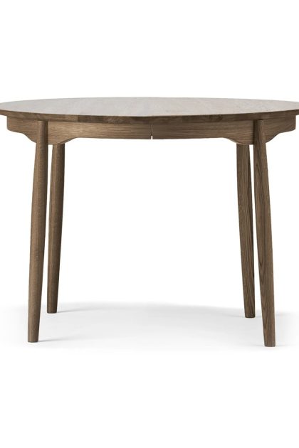 Stolab carl matbord delbart Ø115 cm smoked oak