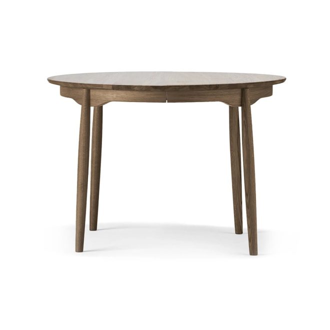 Stolab carl matbord delbart Ø115 cm smoked oak