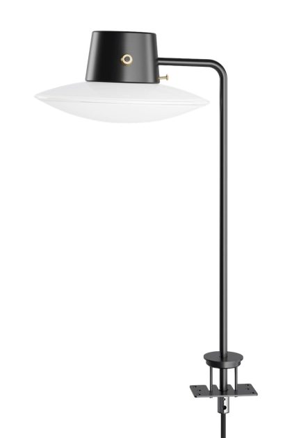 Louis poulsen aj oxford skrivbordslampa 41 cm svart stift opalglas
