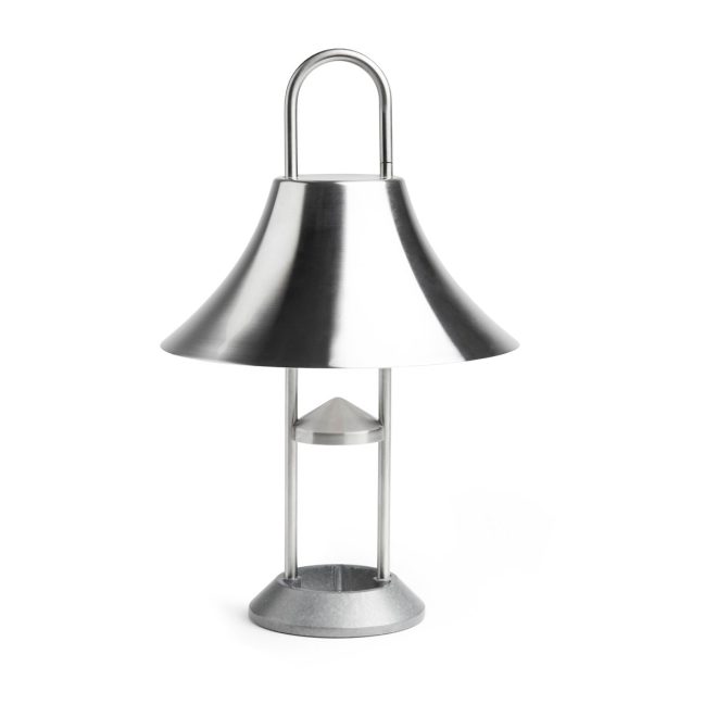 Hay mousqueton portabel bordslampa 30,5 cm brushed stainless steel