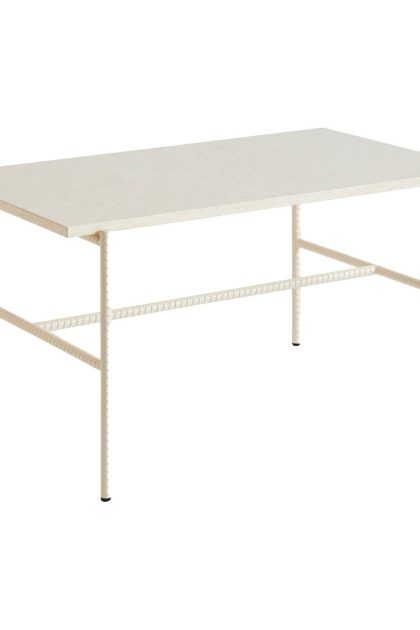 Hay rebar soffbord 80x49x40,5 cm beige marble-alabaster