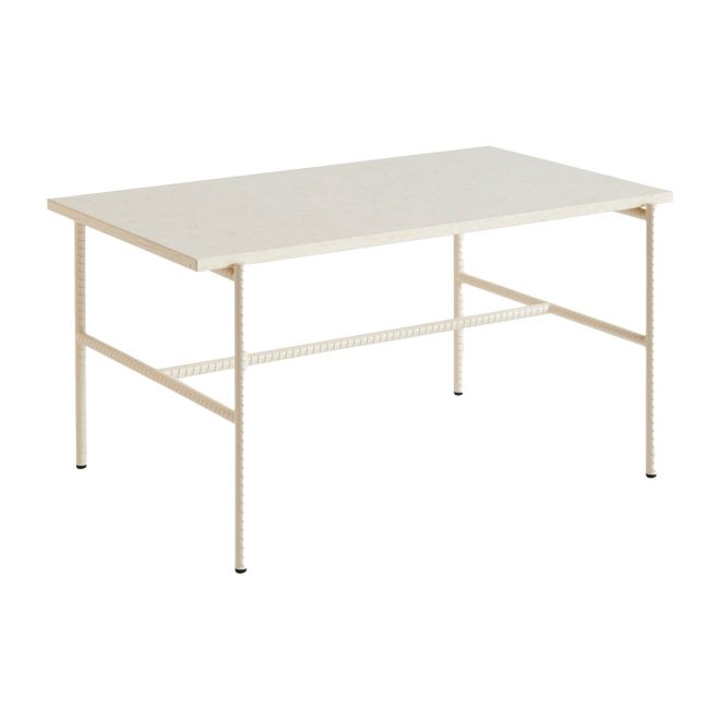 Hay rebar soffbord 80x49x40,5 cm beige marble-alabaster