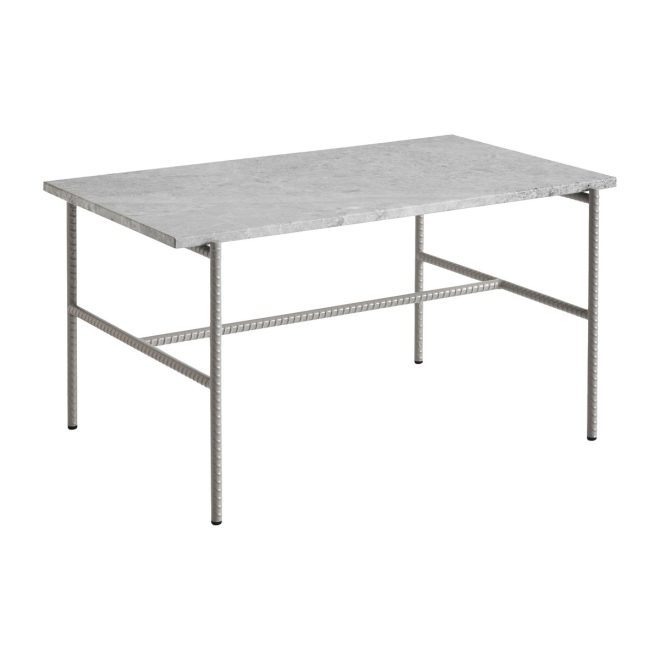 Hay rebar soffbord 80x49x40,5 cm grey marble-fossil