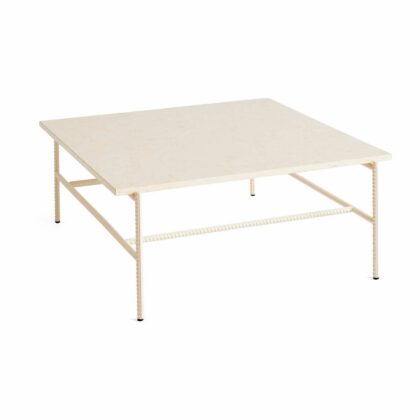 Hay rebar soffbord 80x84x33 cm beige marble-alabaster