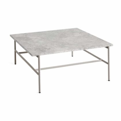 Hay rebar soffbord 80x84x33 cm grey marble-fossil