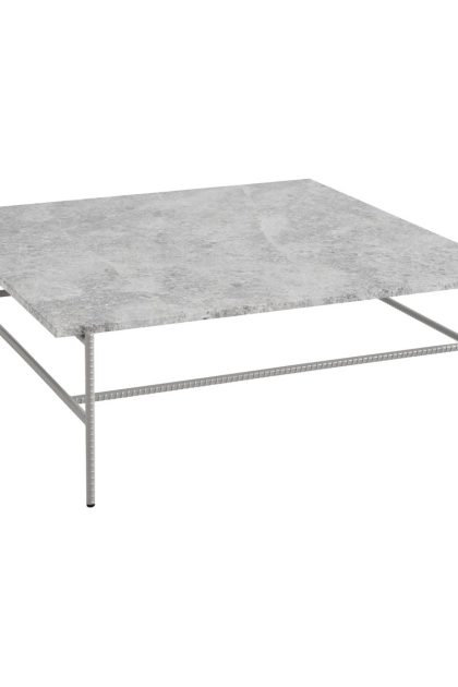 Hay rebar soffbord 100x104x33 cm grey marble-fossil