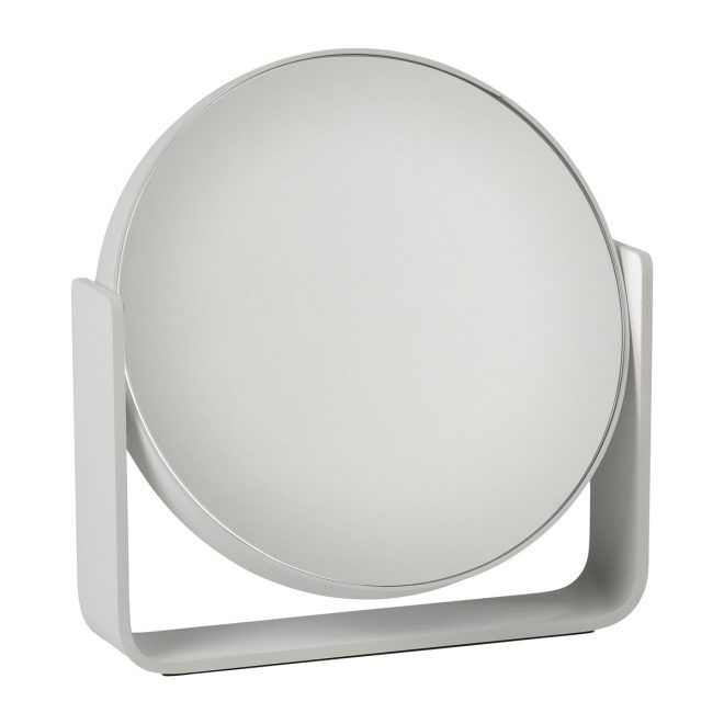 Zone denmark ume bordsspegel med 5x förstoring 19x19,5 cm soft grey