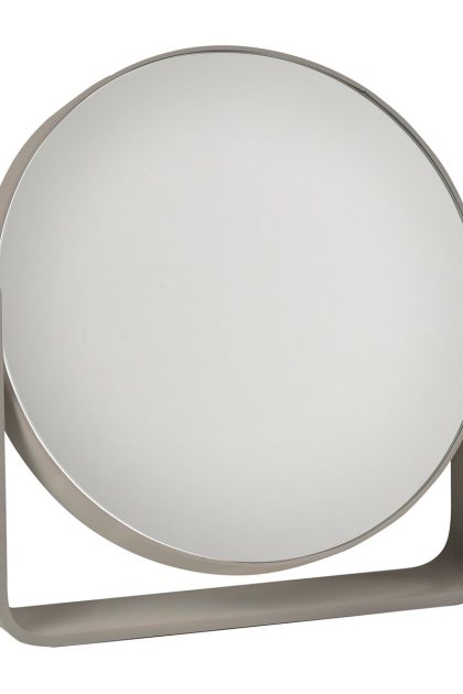 Zone denmark ume bordsspegel med 5x förstoring 19x19,5 cm taupe