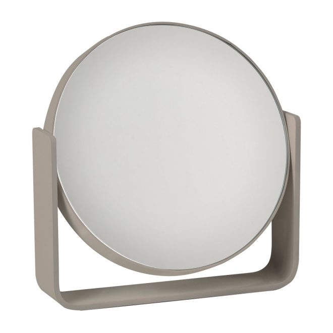 Zone denmark ume bordsspegel med 5x förstoring 19x19,5 cm taupe