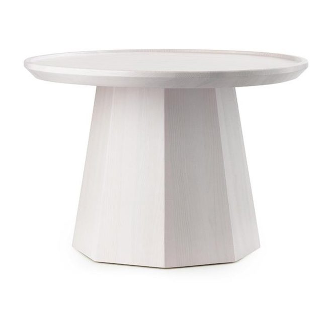 Normann copenhagen pine table large sidobord Ø65 cm h:44,5 cm rose
