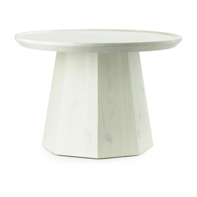 Normann copenhagen pine table large sidobord Ø65 cm h:44,5 cm light green