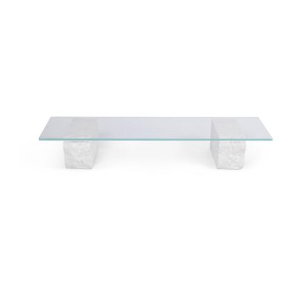 Ferm living mineral soffbord 46x160 cm bianco curia