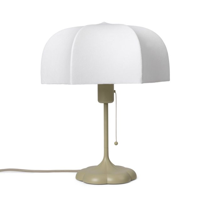 Ferm living poem bordslampa Ø30x42 cm white-cashmere
