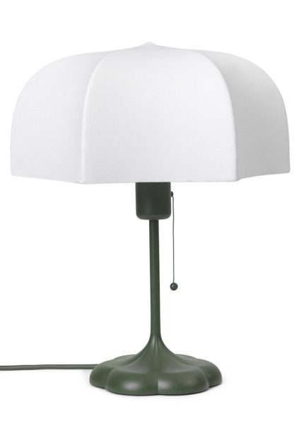 Ferm living poem bordslampa Ø30x42 cm white-grass green