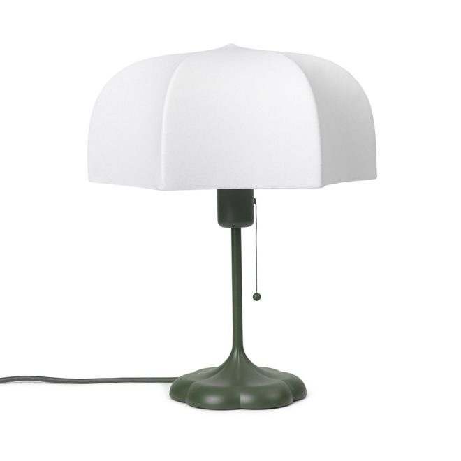 Ferm living poem bordslampa Ø30x42 cm white-grass green