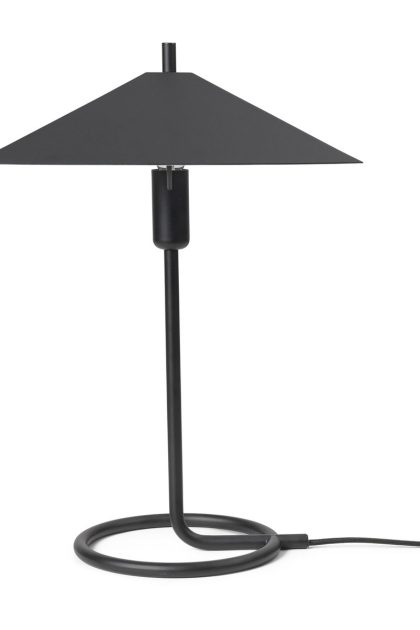 Ferm living filo square bordslampa black-black
