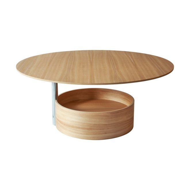 Maze parasol l soffbord Ø90 cm oak