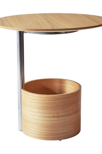 Maze parasol s soffbord Ø50 cm oak