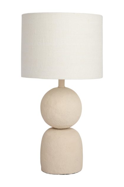 Watt & veke cia bordslampa 38 cm nude-white
