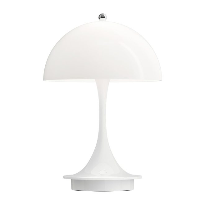 Louis poulsen panthella 160 portable bordslampa metall white