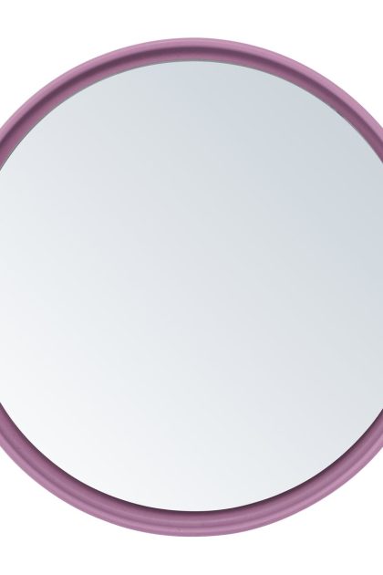 Design letters mirror mirror bordsspegel Ø21 cm lavender