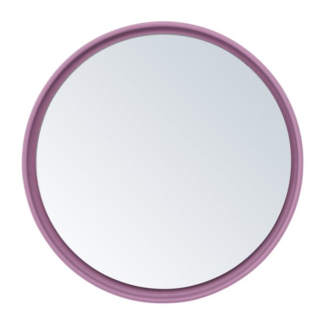 Design letters mirror mirror bordsspegel Ø21 cm lavender