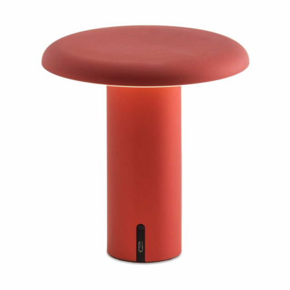Artemide takku portabel bordslampa 19 cm anodized red