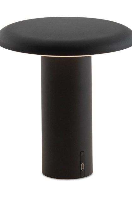 Artemide takku portabel bordslampa 19 cm varnished black
