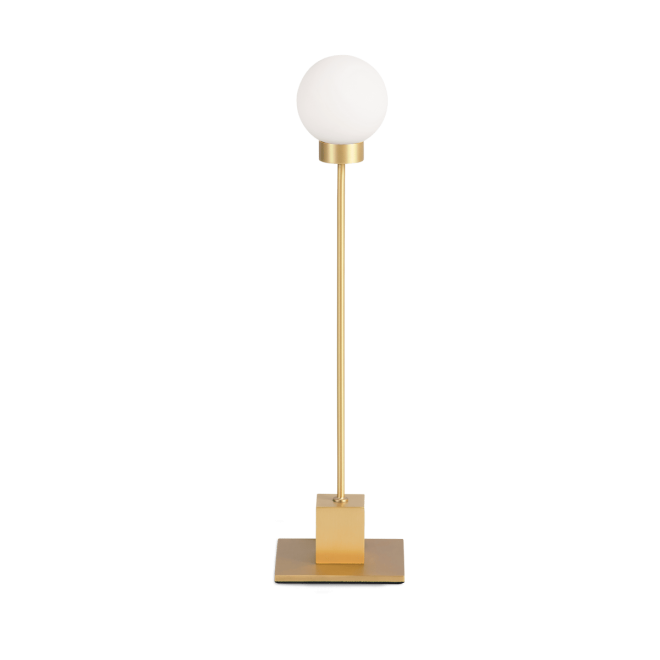 Northern snowball bordslampa 41 cm brass