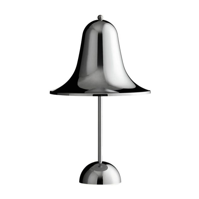Verpan pantop portable bordslampa 30 cm shiny chrome