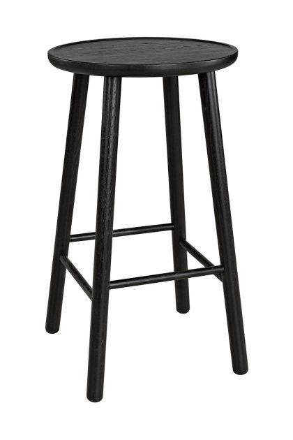 Hans k zigzag barpall 63 cm svart bets