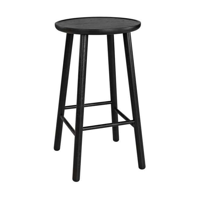 Hans k zigzag barpall 78 cm svart bets