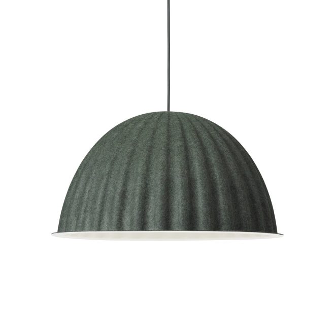 Muuto under the bell taklampa Ø55 cm dark green