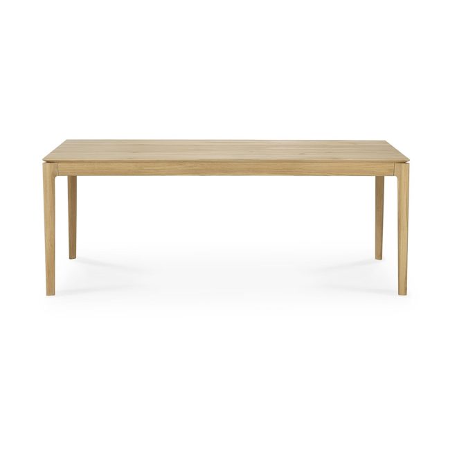 Ethnicraft bok matbord 200/300x100x76 cm hårdvaxoljad ek