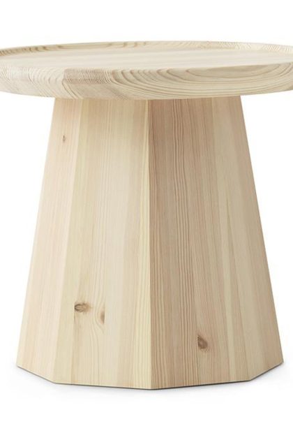Normann copenhagen pine table small sidobord Ø45 cm h:40,6 cm pine