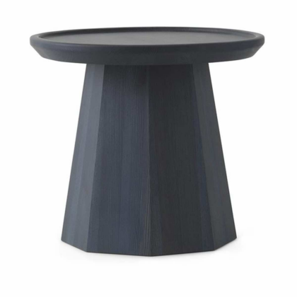 Normann copenhagen pine table small sidobord Ø45 cm h:40,6 cm dark blue