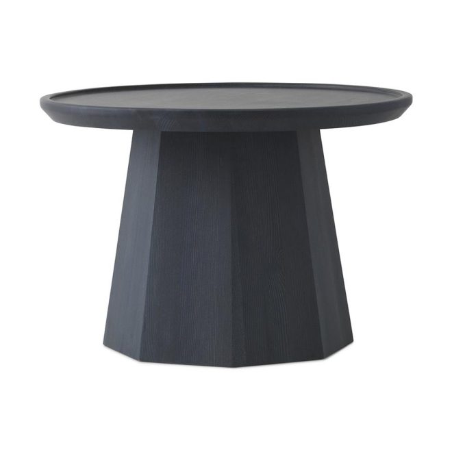 Normann copenhagen pine table large sidobord Ø65 cm h:44,5 cm dark blue