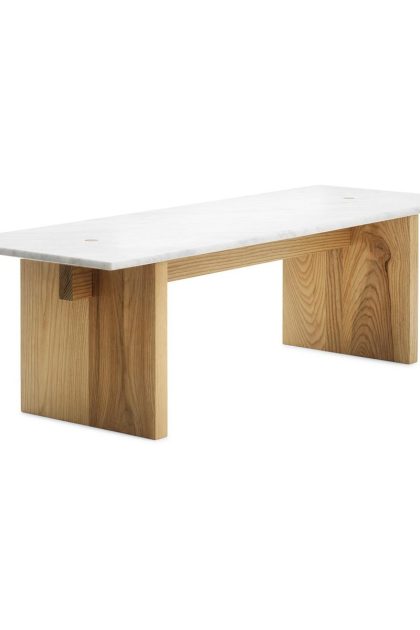Normann copenhagen solid table soffbord 130x38,5x40 cm white