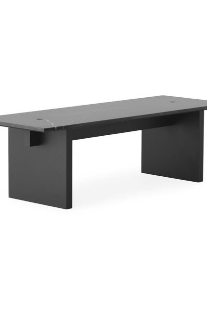 Normann copenhagen solid table soffbord 130x38,5x40 cm black