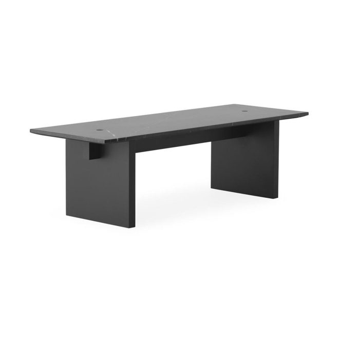 Normann copenhagen solid table soffbord 130x38,5x40 cm black