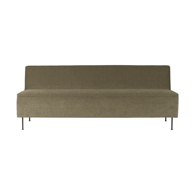 Gubi modern line soffa 180x83x70 cm belsuede special fr 002-black